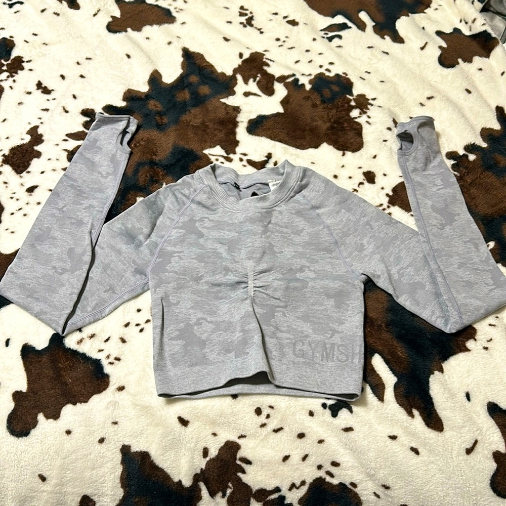 Gymshark Adapt Camp Long Sleeve Crop Top